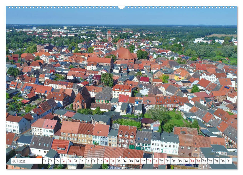 Parchim - Idyllische Kleinstadt an der Elde (CALVENDO Premium Wandkalender 2026)