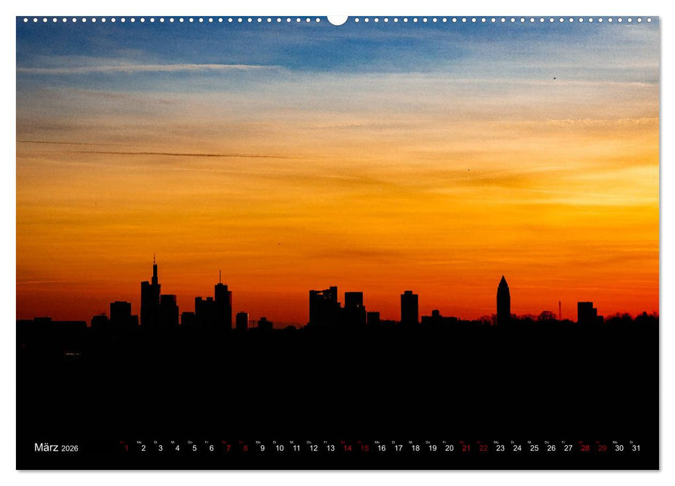Main Frankfurt (CALVENDO Premium Wandkalender 2026)
