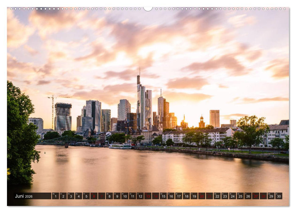 Main Frankfurt (CALVENDO Premium Wandkalender 2026)