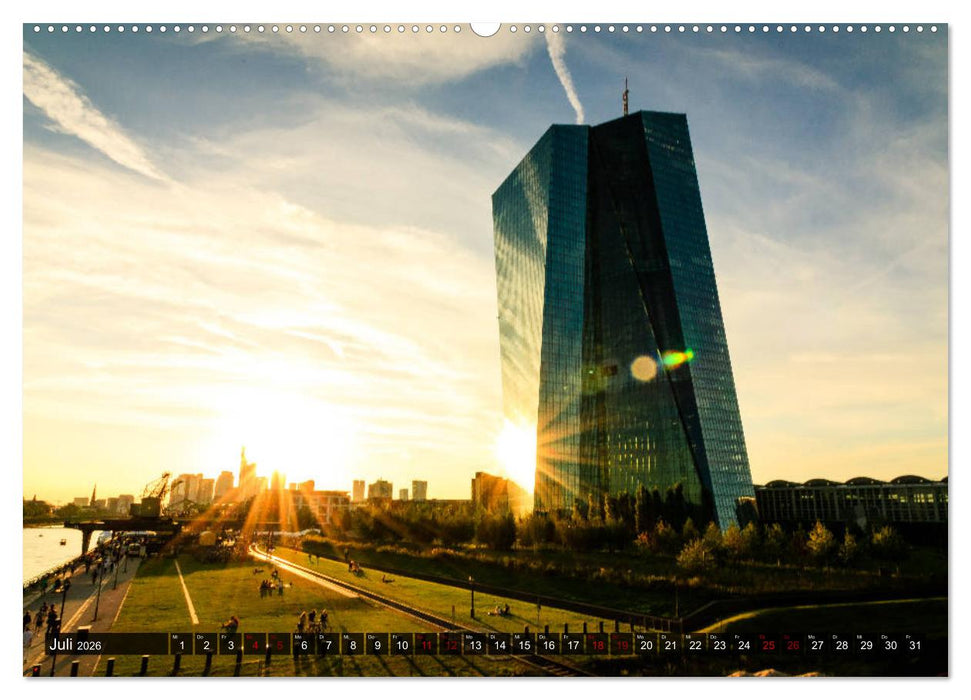 Main Frankfurt (CALVENDO Premium Wandkalender 2026)