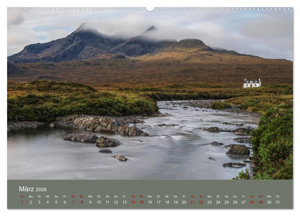 Isle of Skye, die raue schottische Schönheit (CALVENDO Premium Wandkalender 2026)