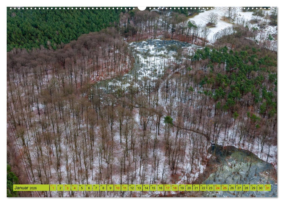 Schorfheide von oben (CALVENDO Premium Wandkalender 2026)