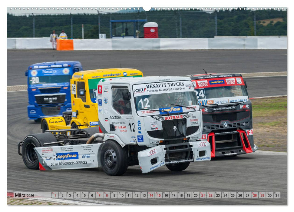Best of TRUCK RACING (CALVENDO Premium Wandkalender 2026)