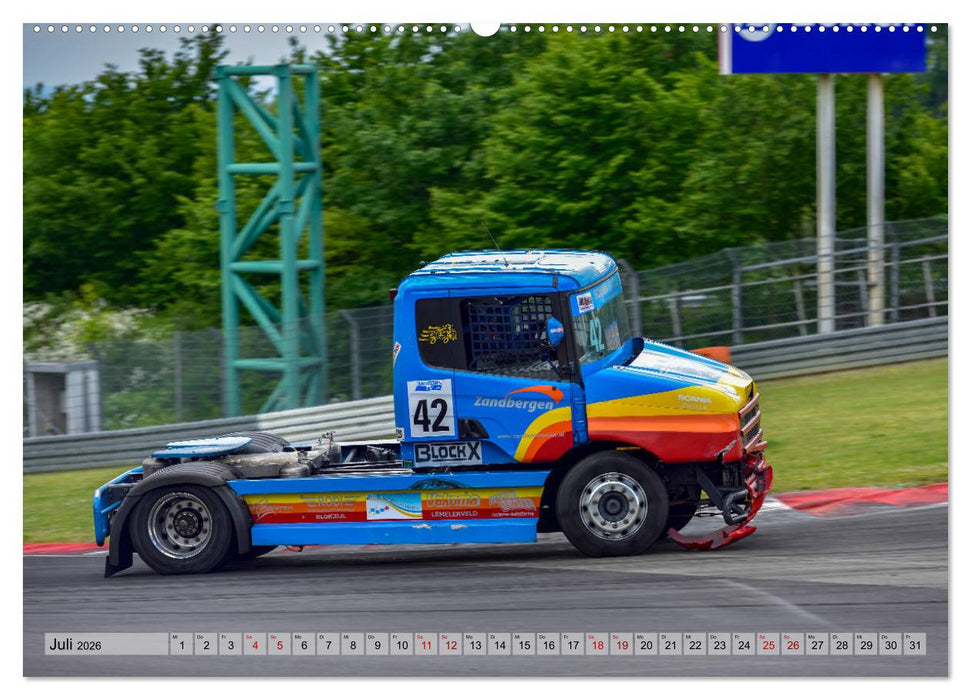 Best of TRUCK RACING (CALVENDO Premium Wandkalender 2026)