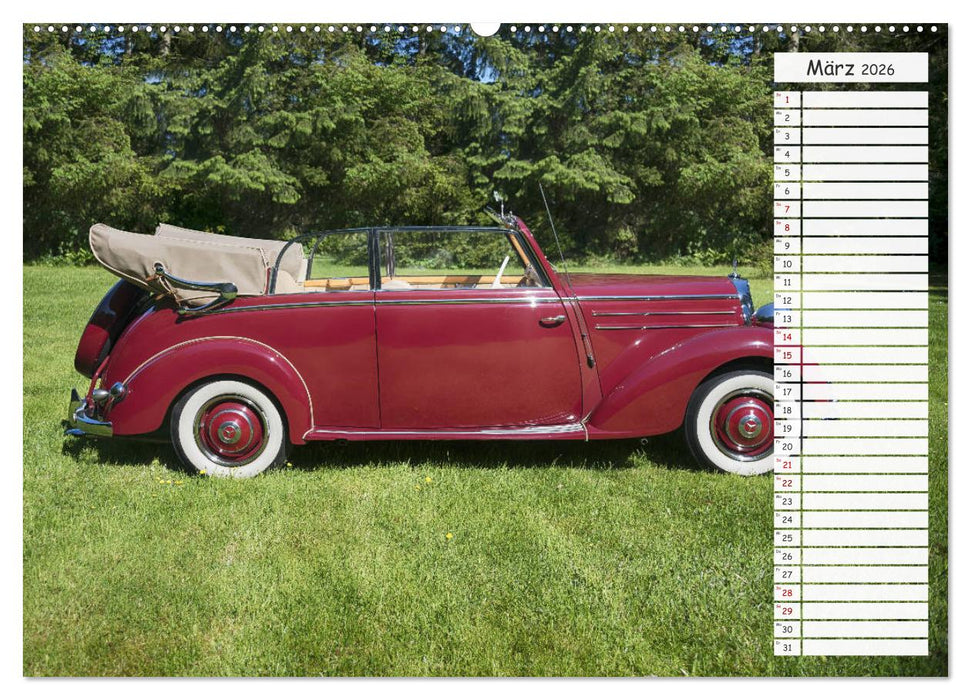Mercedes Benz 170 Cabriolet (CALVENDO Premium Wandkalender 2026)