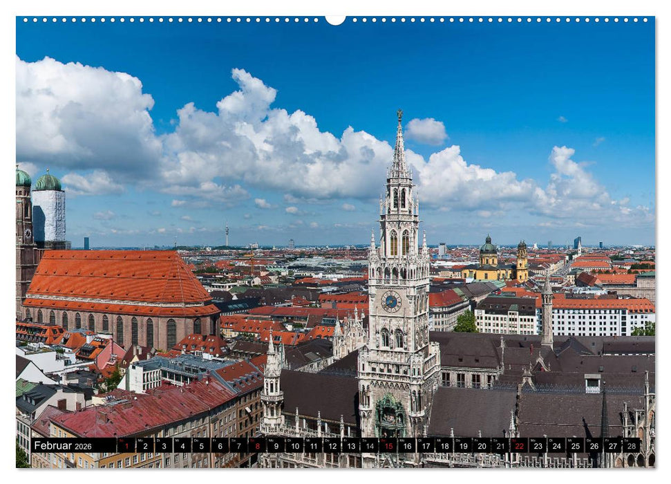 Städtereise durch Europa (CALVENDO Wandkalender 2026)