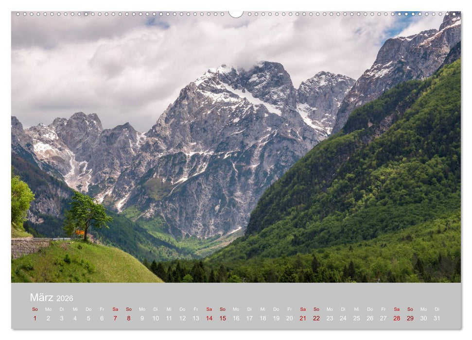 Die Julischen Alpen (CALVENDO Premium Wandkalender 2026)
