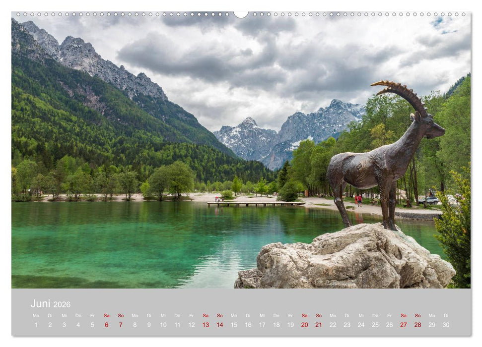 Die Julischen Alpen (CALVENDO Premium Wandkalender 2026)