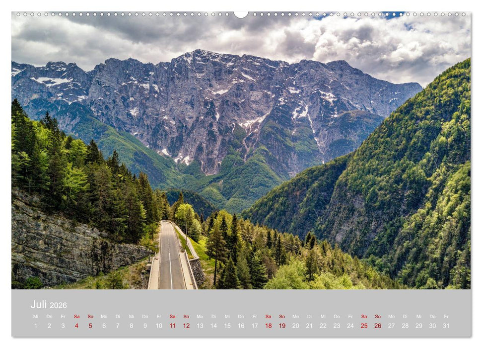 Die Julischen Alpen (CALVENDO Premium Wandkalender 2026)