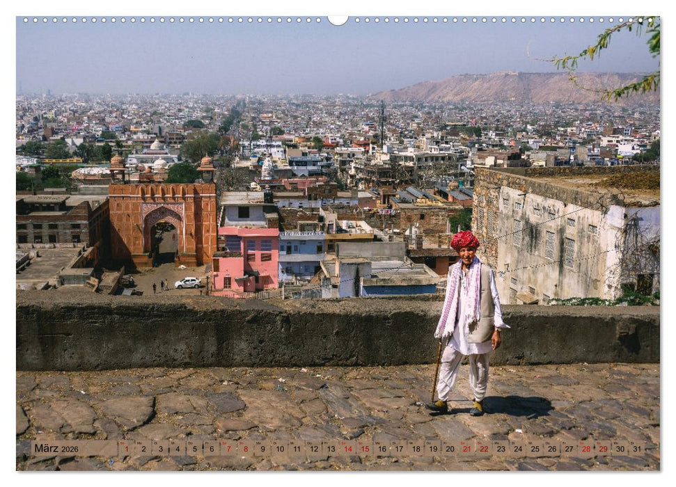 Eine Reise durch Rajasthan (CALVENDO Premium Wandkalender 2026)