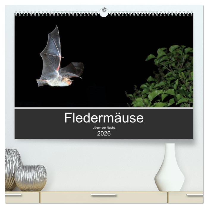 Fledermäuse - Jäger der Nacht (CALVENDO Premium Wandkalender 2026)