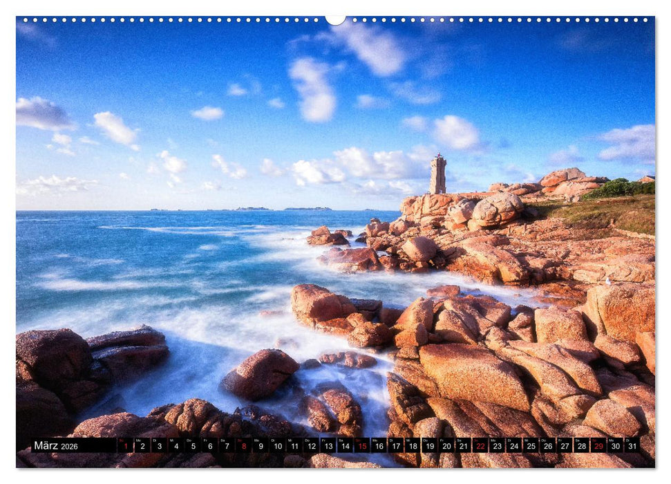Leuchttürme - an Europas Küsten (CALVENDO Wandkalender 2026)