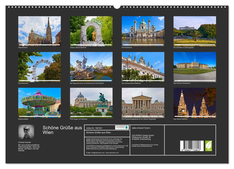 Schöne Grüße aus Wien (CALVENDO Premium Wandkalender 2026)