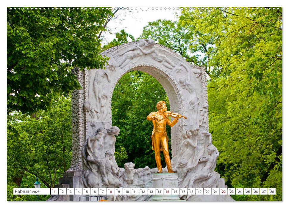 Schöne Grüße aus Wien (CALVENDO Premium Wandkalender 2026)