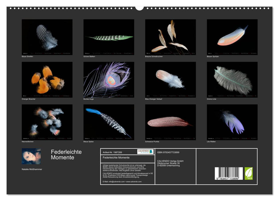 Federleichte Momente (CALVENDO Premium Wandkalender 2026)