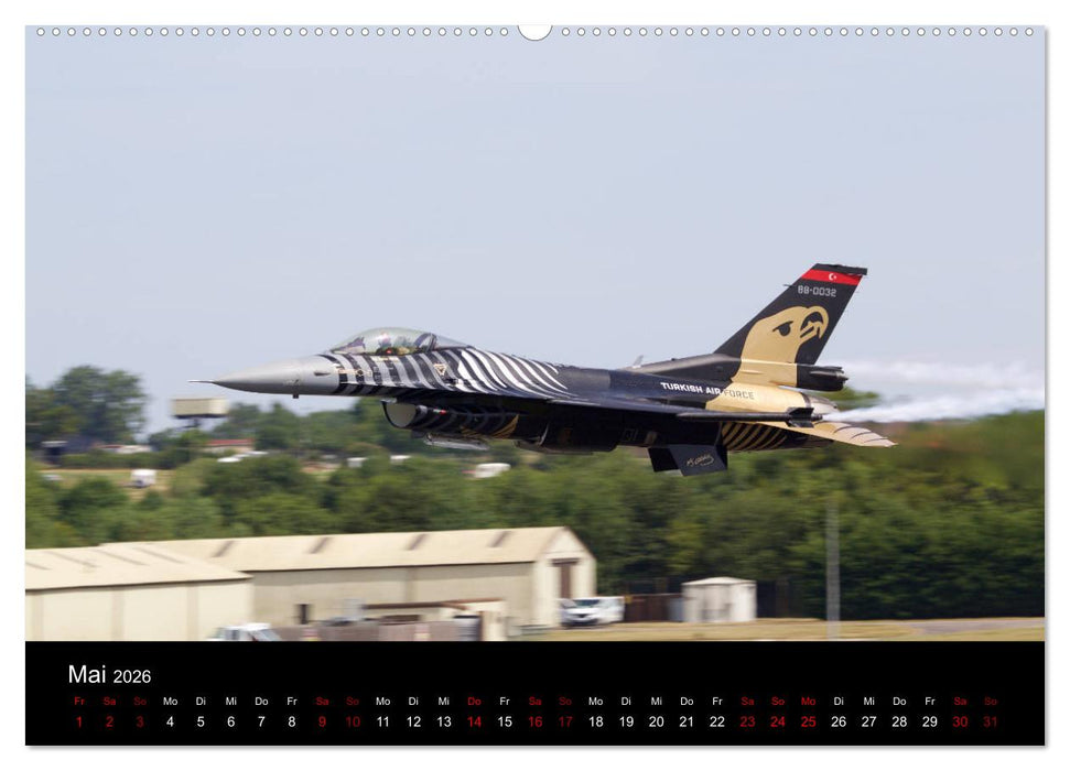 Militärjets (CALVENDO Premium Wandkalender 2026)