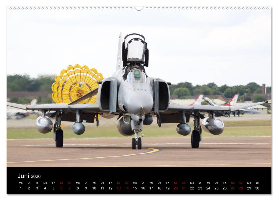 Militärjets (CALVENDO Premium Wandkalender 2026)