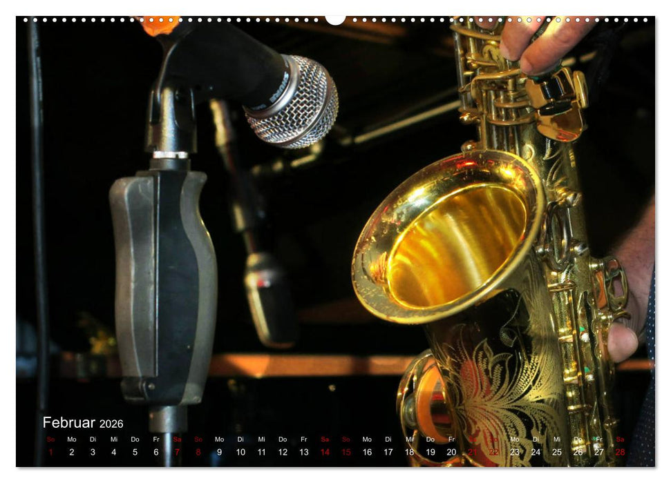 Blasinstrumente im Rampenlicht (CALVENDO Premium Wandkalender 2026)