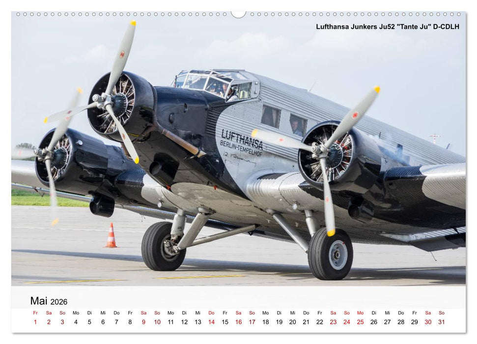 Schönheiten der Luftfahrt 2026 (CALVENDO Premium Wandkalender 2026)