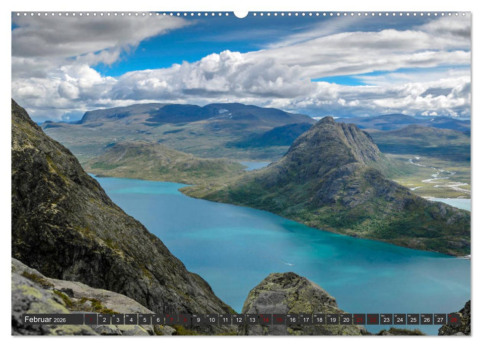 Norwegen, Oppland (CALVENDO Premium Wandkalender 2026)