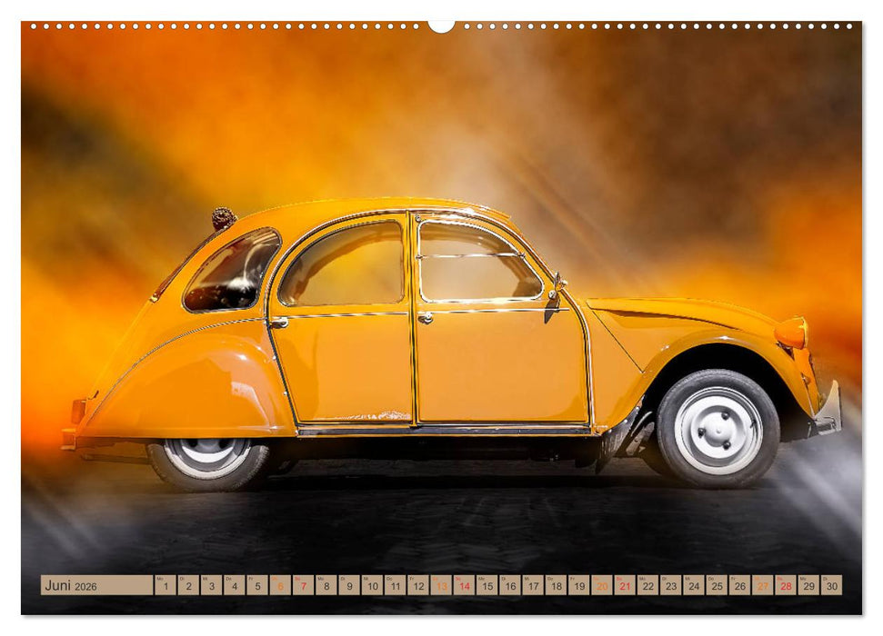 Die Ente - Citroën 2CV (CALVENDO Premium Wandkalender 2026)