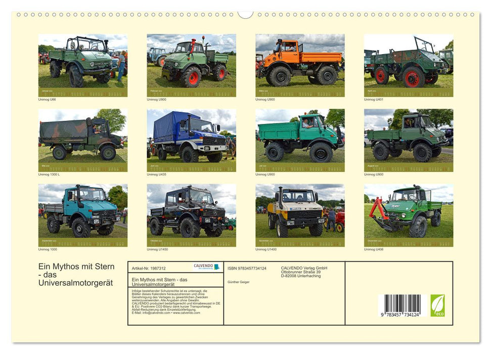 Ein Mythos mit Stern - das Universalmotorgerät (CALVENDO Premium Wandkalender 2026)