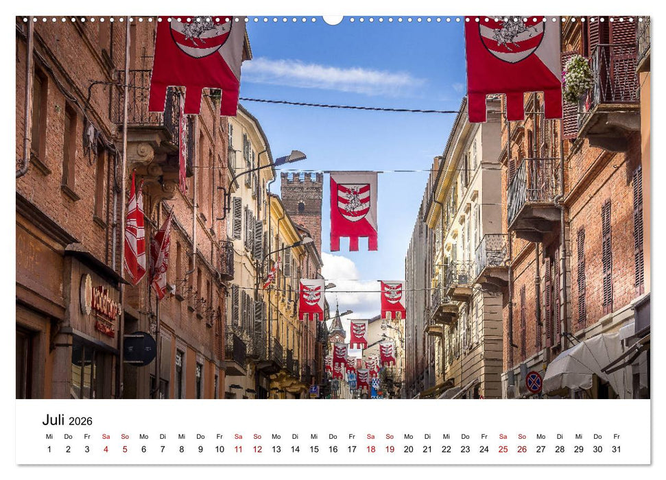 Piemont und Turin (CALVENDO Premium Wandkalender 2026)