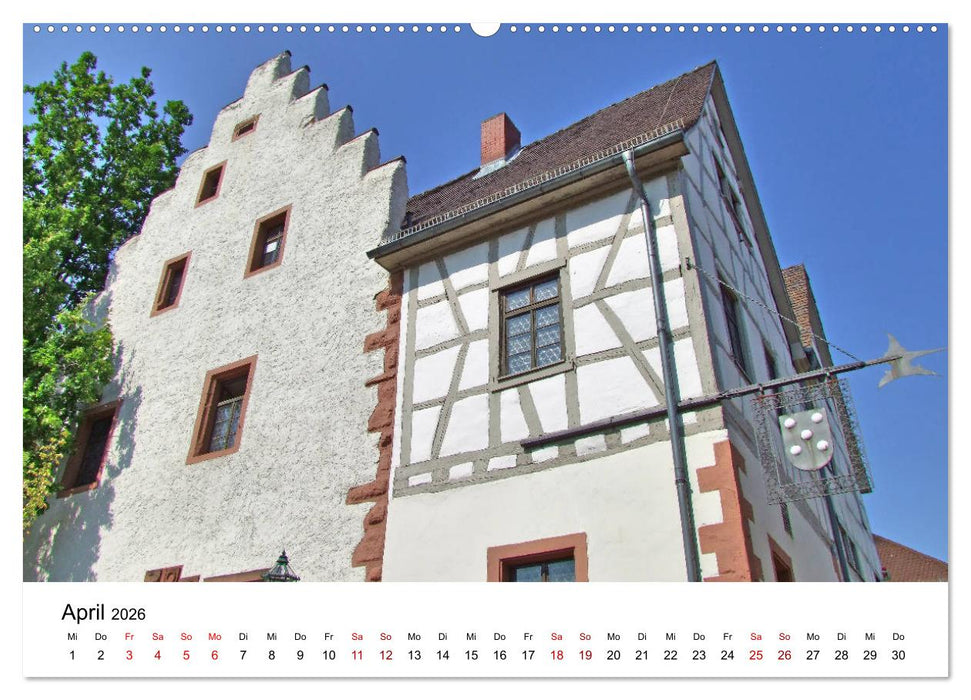 Wiesloch - Spaziergang durch die Altstadt (CALVENDO Premium Wandkalender 2026)