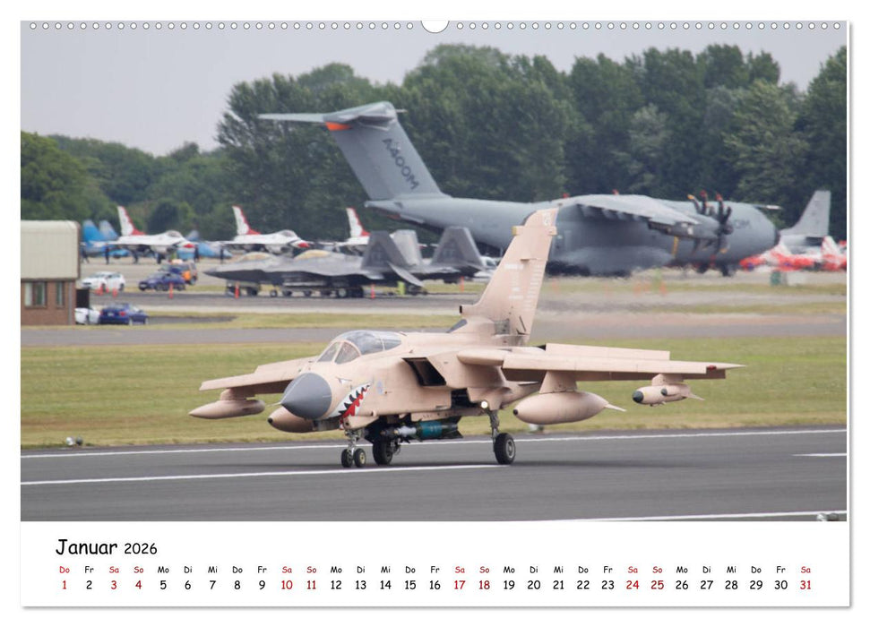Militärjets Panavia Tornado (CALVENDO Premium Wandkalender 2026)
