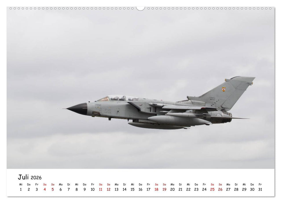 Militärjets Panavia Tornado (CALVENDO Premium Wandkalender 2026)