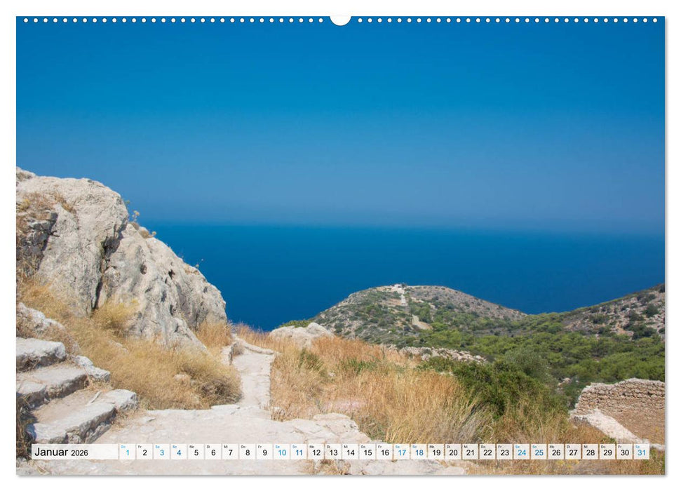 Rhodos - Traumhafter Süden (CALVENDO Premium Wandkalender 2026)