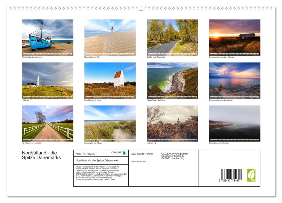 Nordjütland - die Spitze Dänemarks (CALVENDO Premium Wandkalender 2026)