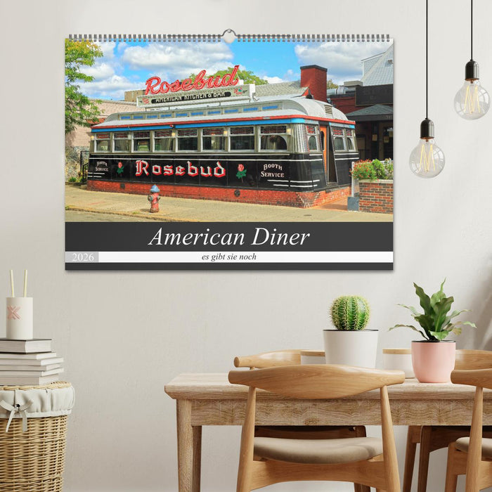 American Diner - es gibt sie noch (CALVENDO Wandkalender 2026)