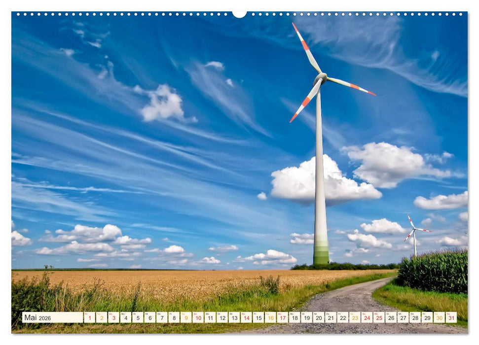 Windrad - Fluch und Segen (CALVENDO Premium Wandkalender 2026)