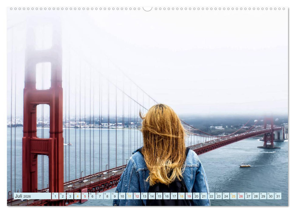 Golden Gate Bridge - Synonym für San Francisco (CALVENDO Premium Wandkalender 2026)