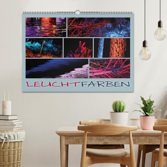 Leuchtfarben (CALVENDO Wandkalender 2026)