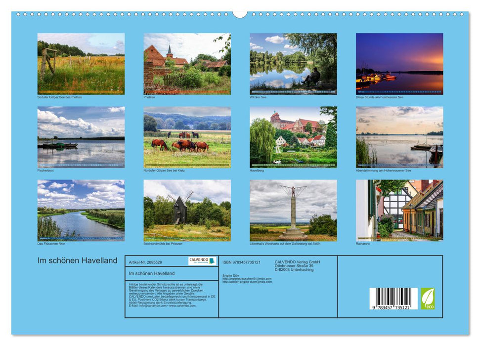 Im schönen Havelland (CALVENDO Premium Wandkalender 2026)