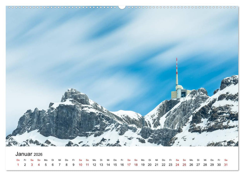 Faszination Säntis (CALVENDO Premium Wandkalender 2026)