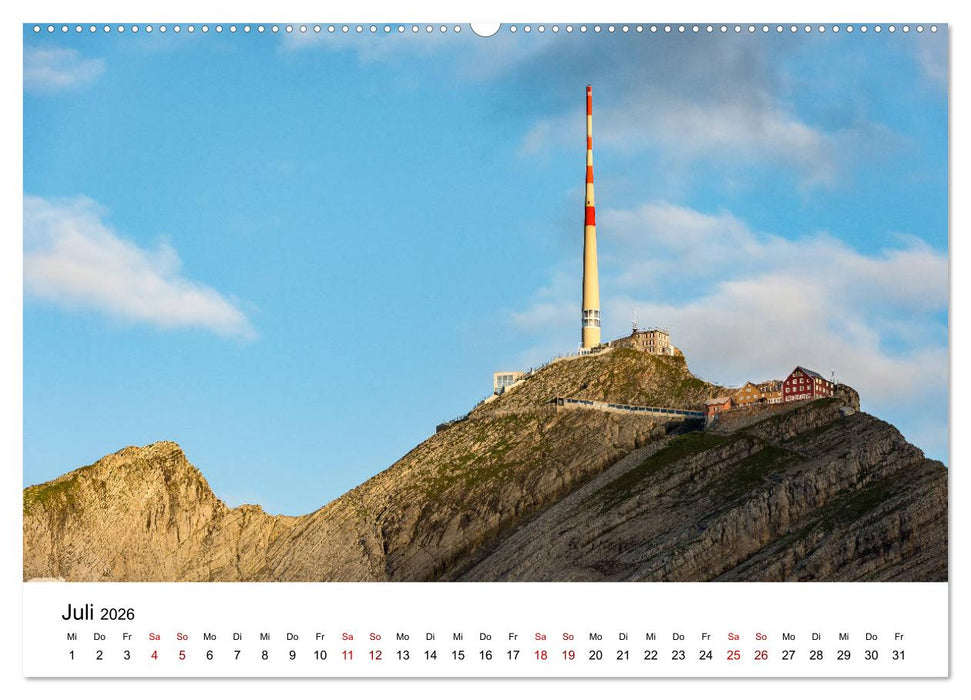 Faszination Säntis (CALVENDO Premium Wandkalender 2026)