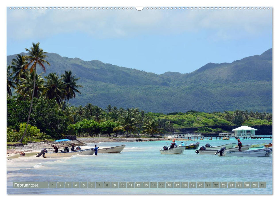 Samana - Palmen und Strände (CALVENDO Premium Wandkalender 2026)
