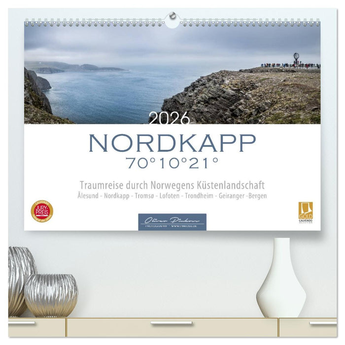 Nordkapp - Norwegens Küstenlandschaft (CALVENDO Premium Wandkalender 2026)