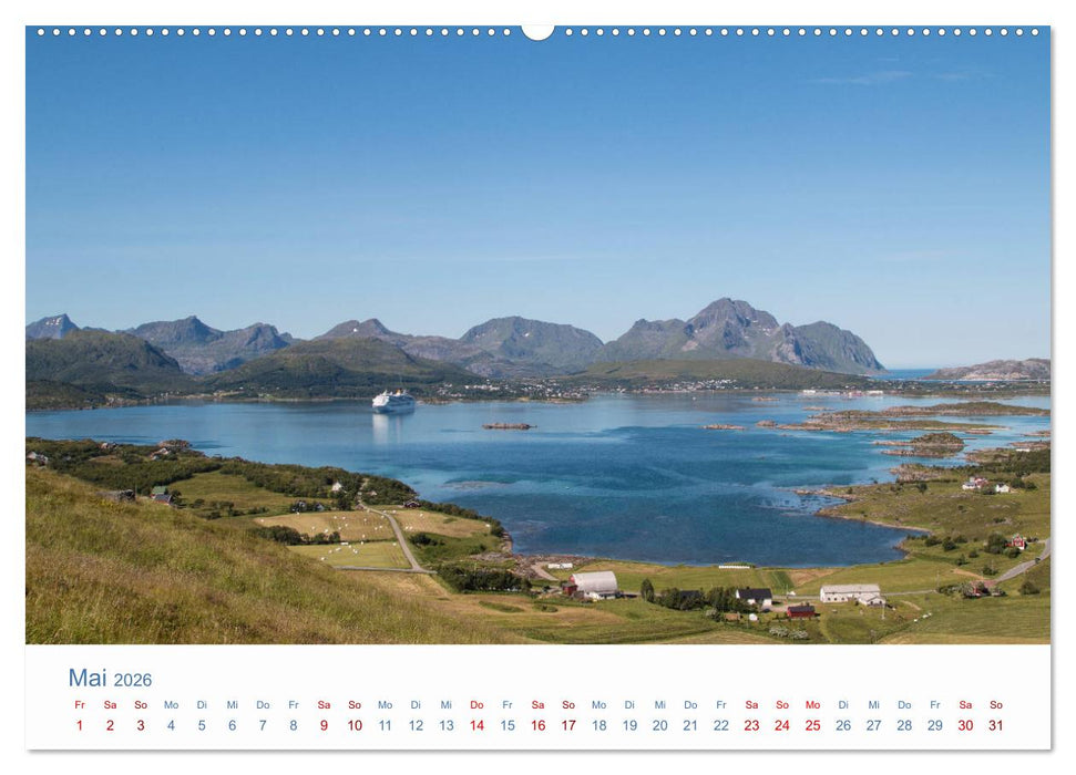 Nordkapp - Norwegens Küstenlandschaft (CALVENDO Premium Wandkalender 2026)