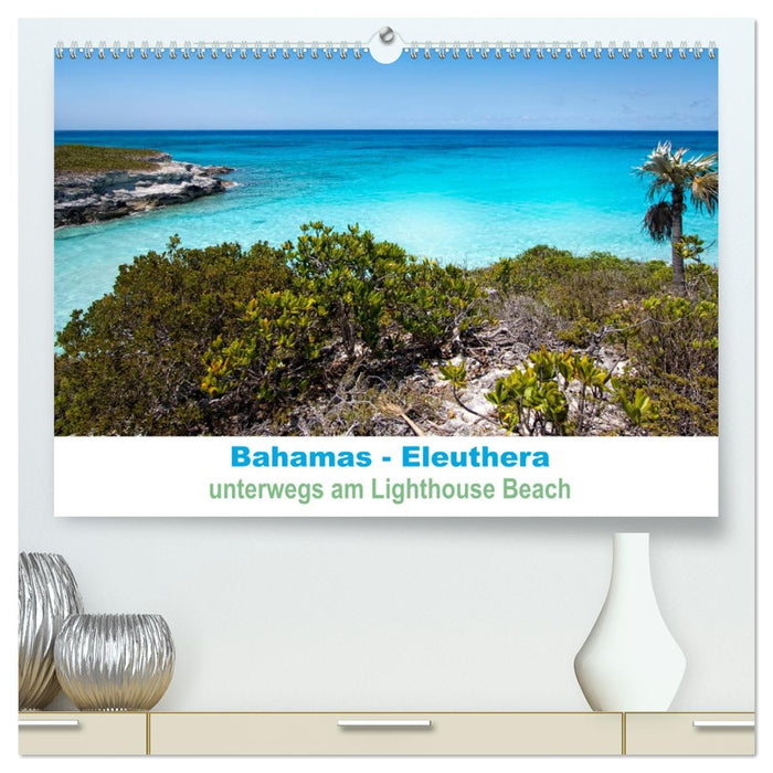 Bahamas-Eleuthera unterwegs am Lighthouse Beach (CALVENDO Premium Wandkalender 2026)