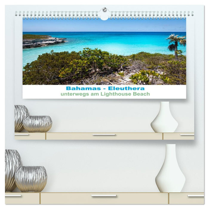 Bahamas-Eleuthera unterwegs am Lighthouse Beach (CALVENDO Premium Wandkalender 2026)