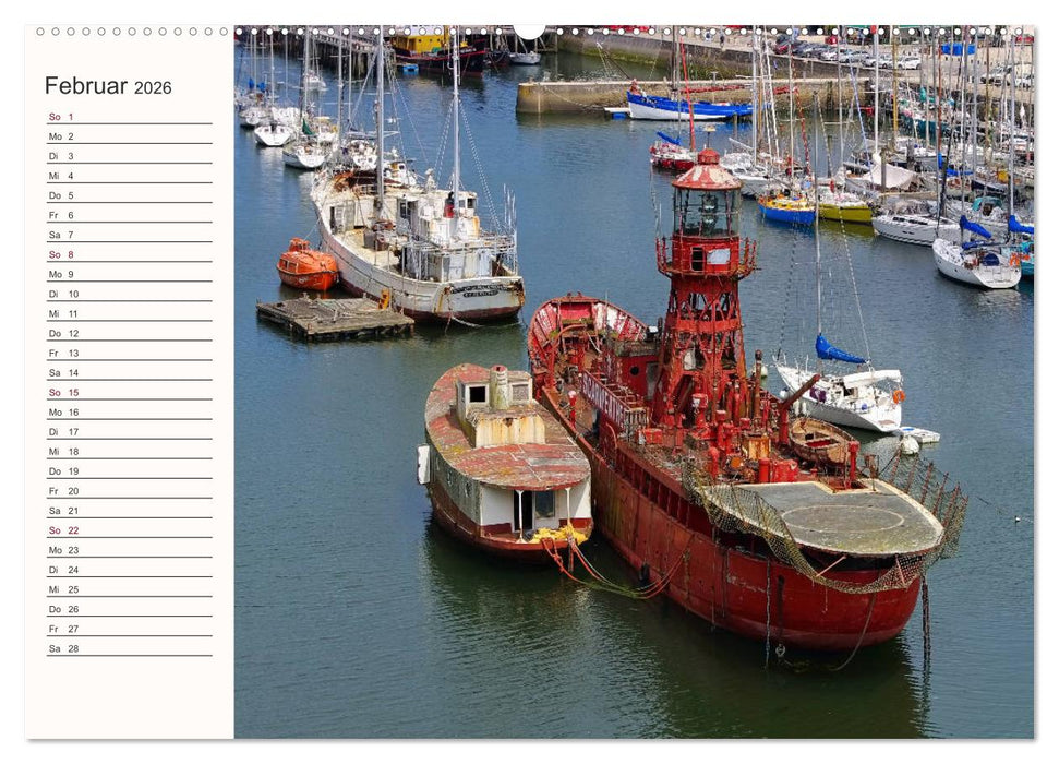 Leuchttürme - Wegweiser an der bretonischen Küste (CALVENDO Premium Wandkalender 2026)