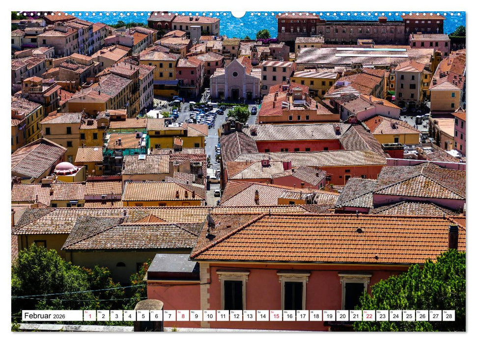 Impressionen aus Portoferrario - Elba (CALVENDO Premium Wandkalender 2026)