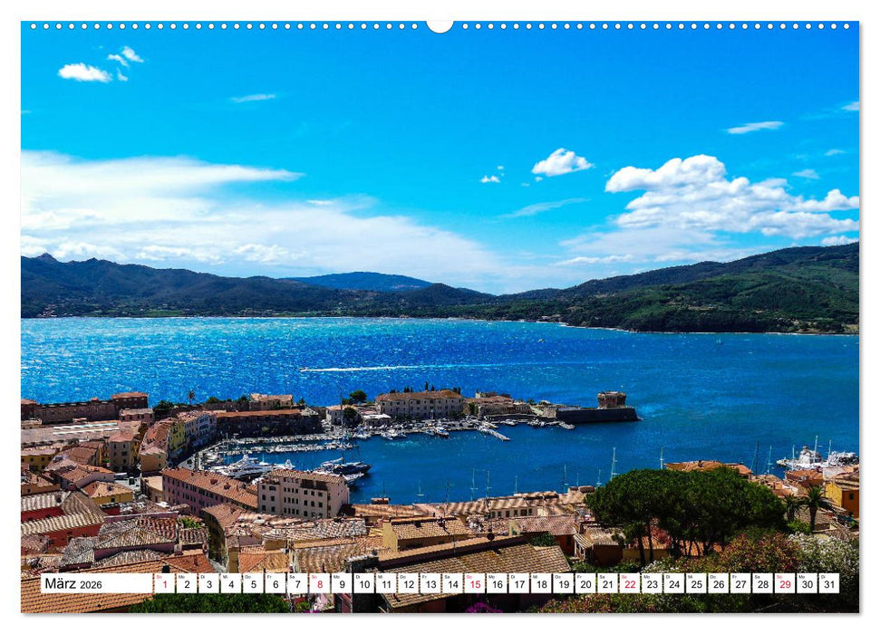 Impressionen aus Portoferrario - Elba (CALVENDO Premium Wandkalender 2026)