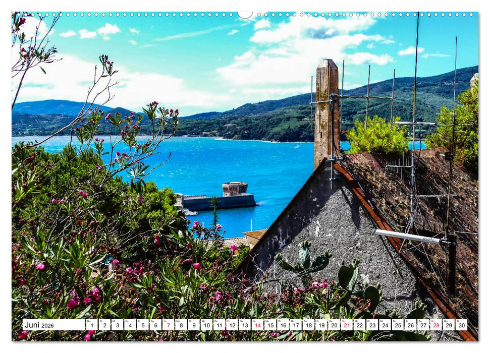 Impressionen aus Portoferrario - Elba (CALVENDO Premium Wandkalender 2026)