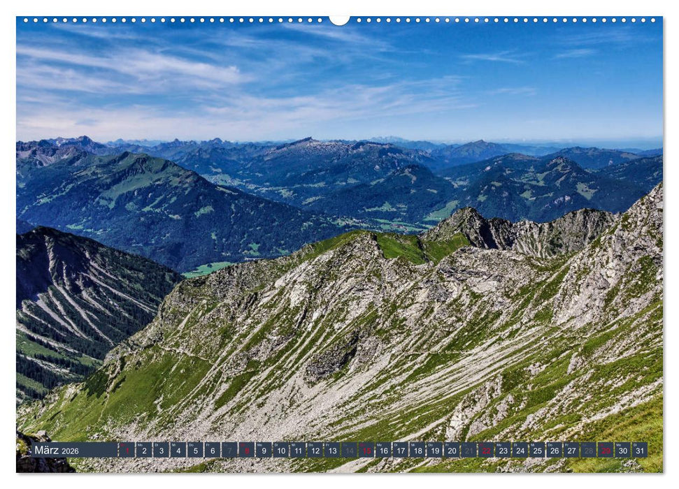 Allgäuer Bergidyll (CALVENDO Premium Wandkalender 2026)