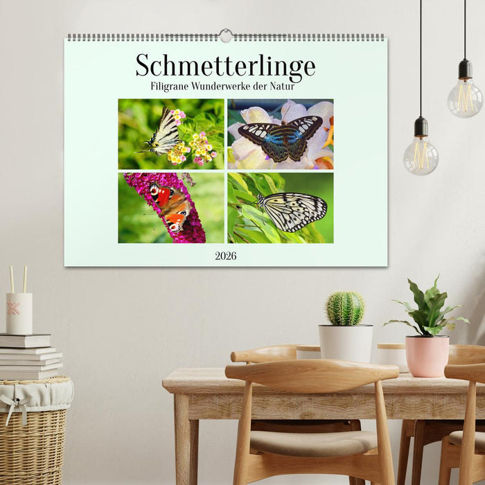 Schmetterlinge - Filigrane Wunderwerke der Natur (CALVENDO Wandkalender 2026)